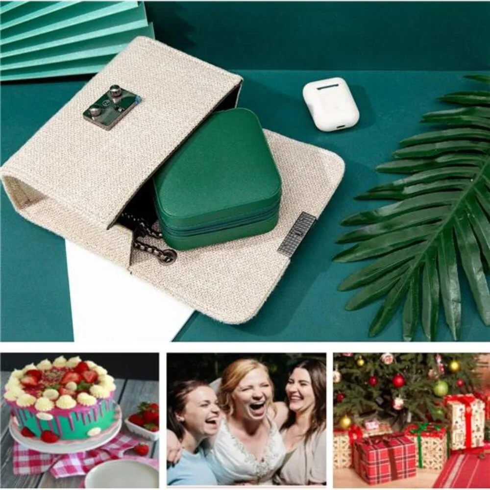 Travel jewelry case Travel jewelry box Travel Jewelry Organizer Small box Gift